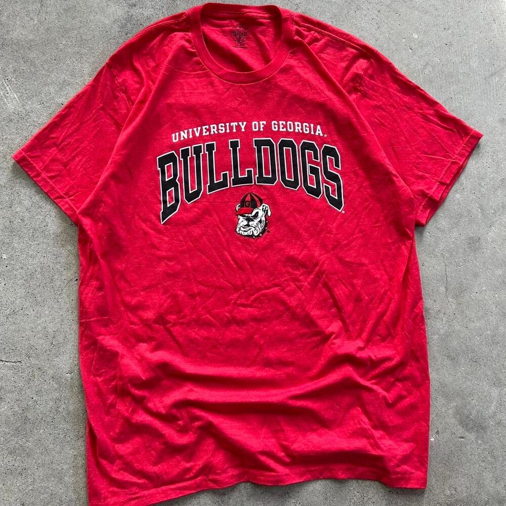 University Of Georgia Bulldogs Men's Red T-shirt